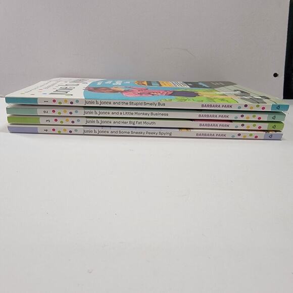 Junie B Jones ~ First Boxed Set Ever! ~ Barbara Park ~ Paperbacks Books 1-4 - Picture 3 of 4